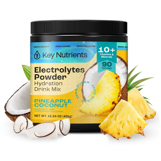 Pineapple Coconut - 90 servings Jar of Electrolyte Recovery Plus Powder, Zero Calories, pineapple coconut flavor, 90 servings, 15.24 oz.