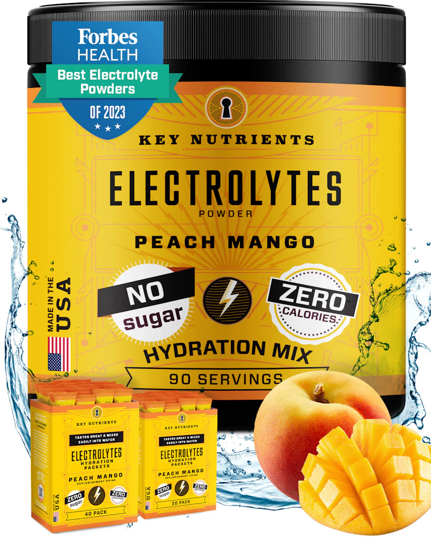Peach Mango Electrolyte Recovery Plus Powder (Sugar-Free)