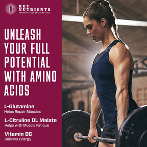 muscle building w/ Post Workout BCAA Powder w/ Electrolytes