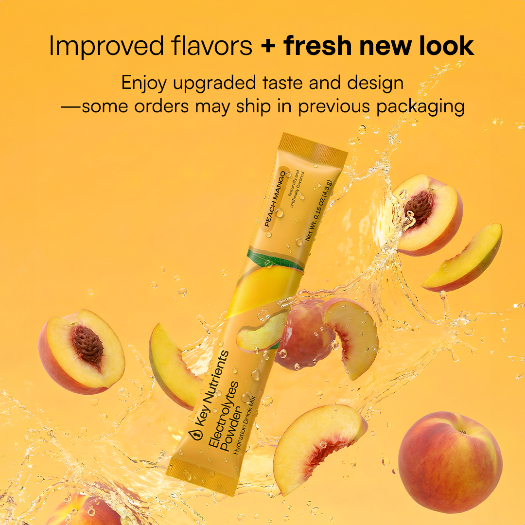 Electrolyte Recovery Plus Powder (Sugar-Free): new look, improved flavors—hydration without sugar!.