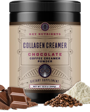Chocolate Collagen Creamer for Coffee: Grass Fed