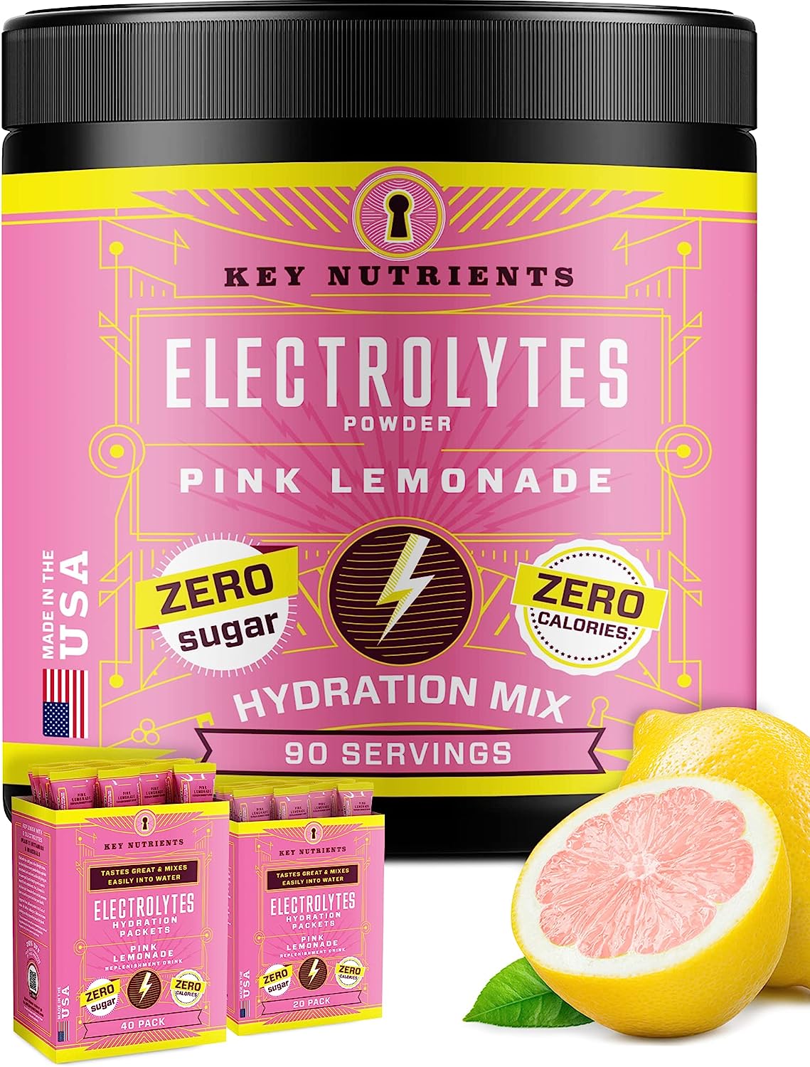 pink lemonade Electrolyte Recovery Plus Powder