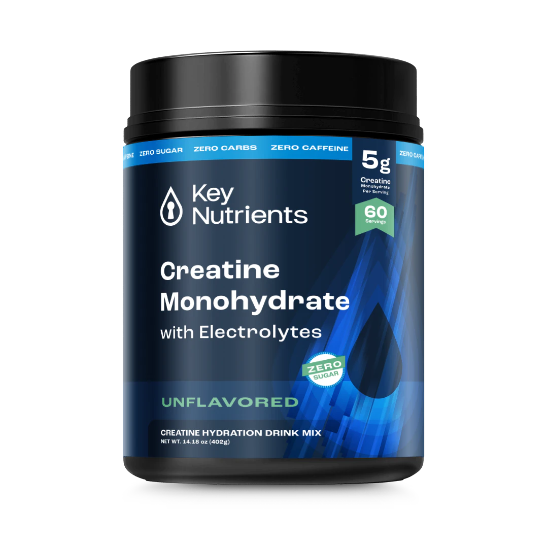 Creatine with Electrolytes Powder (Unflavored) – Key Nutrients