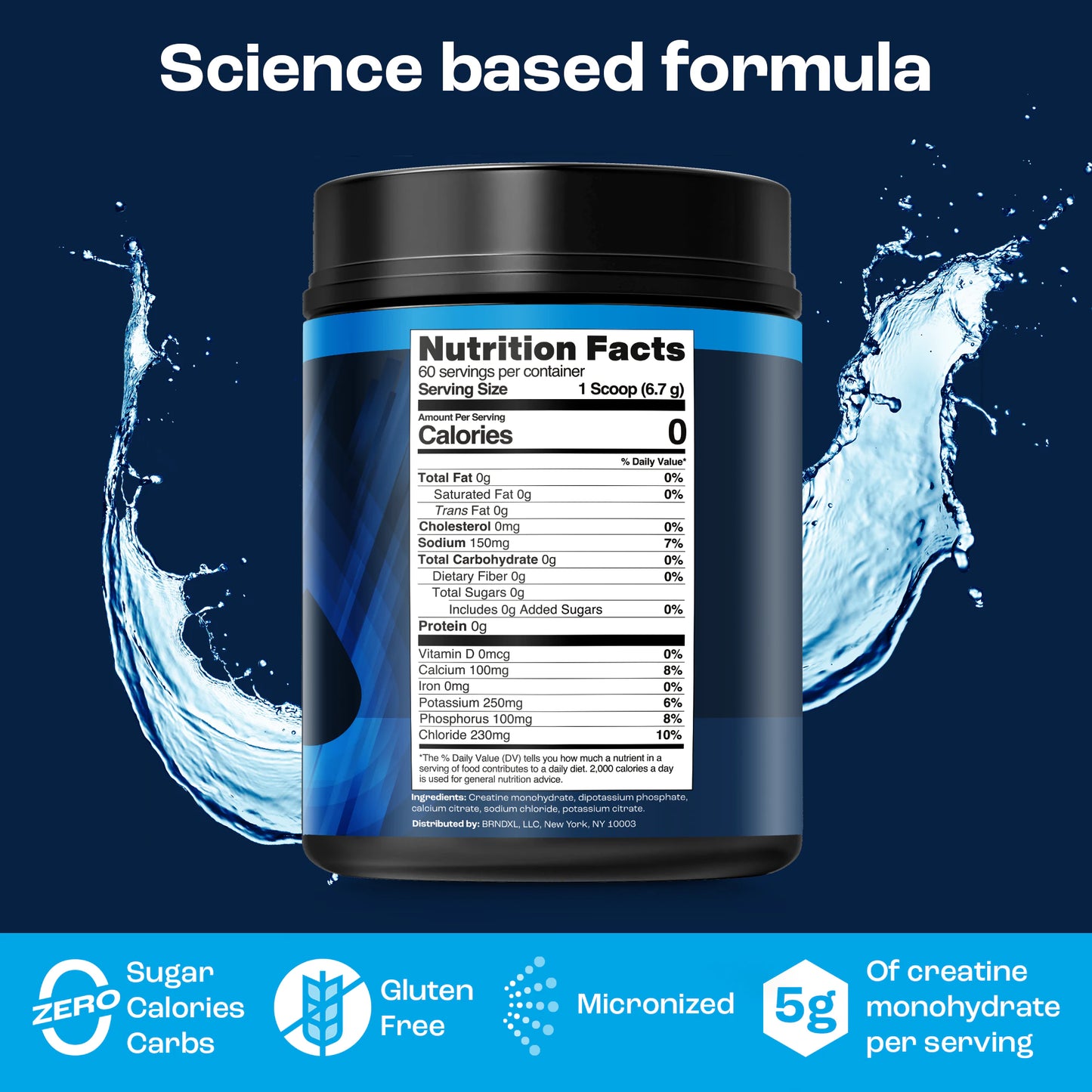 Creatine with Electrolytes Powder (Unflavored)