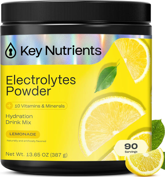 Lemonade - 90 servings Electrolyte Recovery Plus Powder (Sugar-Free)