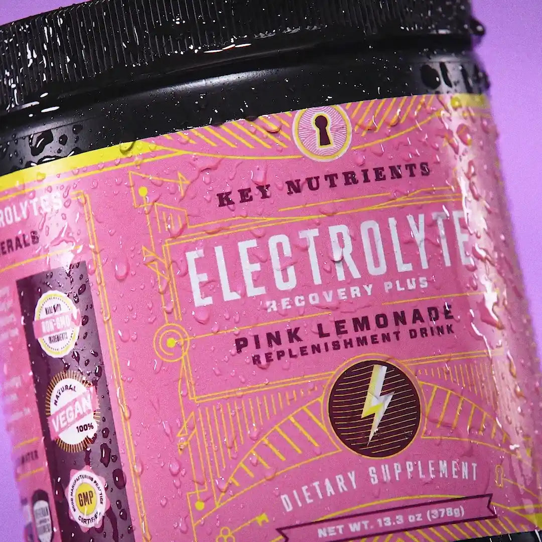 pink lemonade electrolyte tub