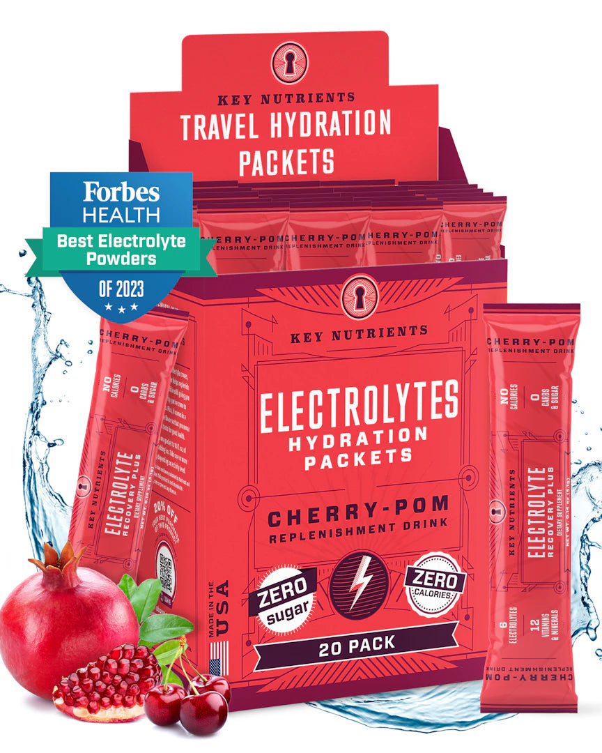 cherry pom Electrolyte recovery plus powder travel pack