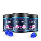 blue raspberry Electrolyte recovery plus powder tubs