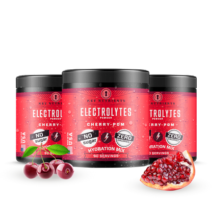 cherry pom Electrolyte recovery plus powder tubs