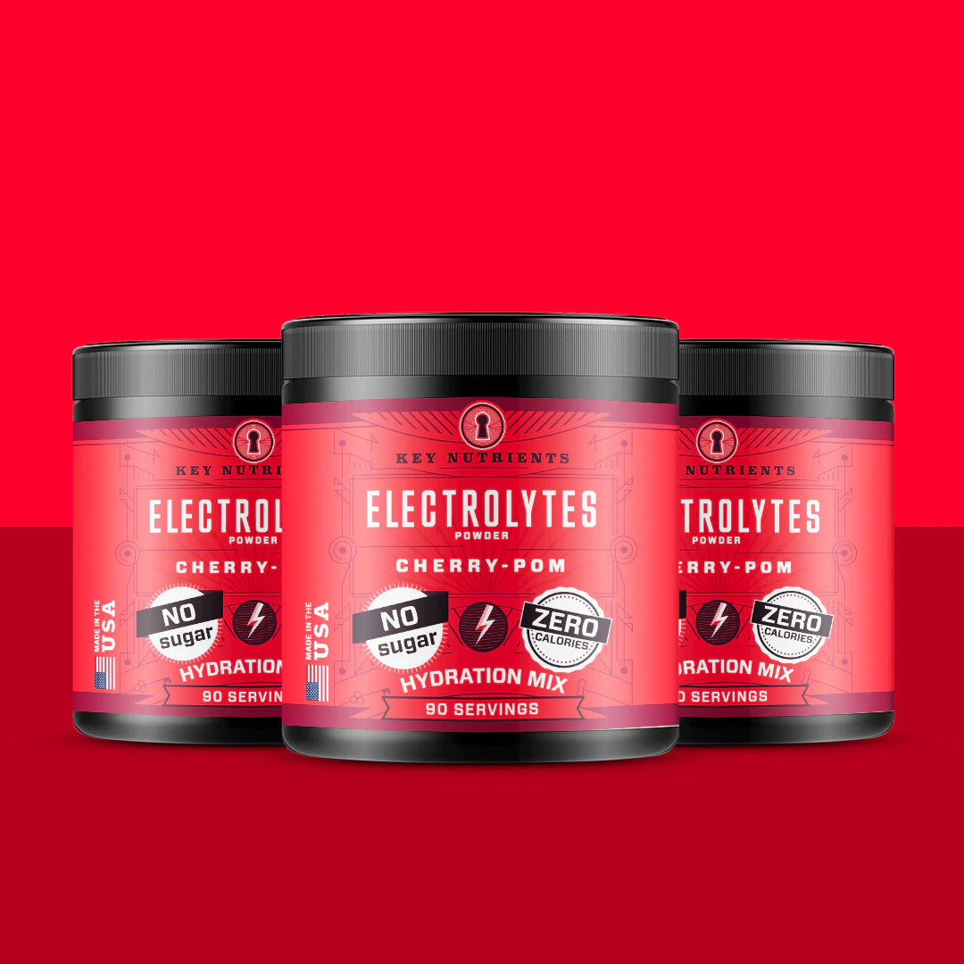 cherry pom Electrolyte recovery plus powder tubs