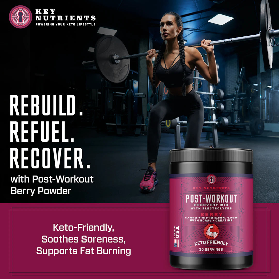 rebuild, refuel, recover w/ post workout recovery mix w/ electrolytes