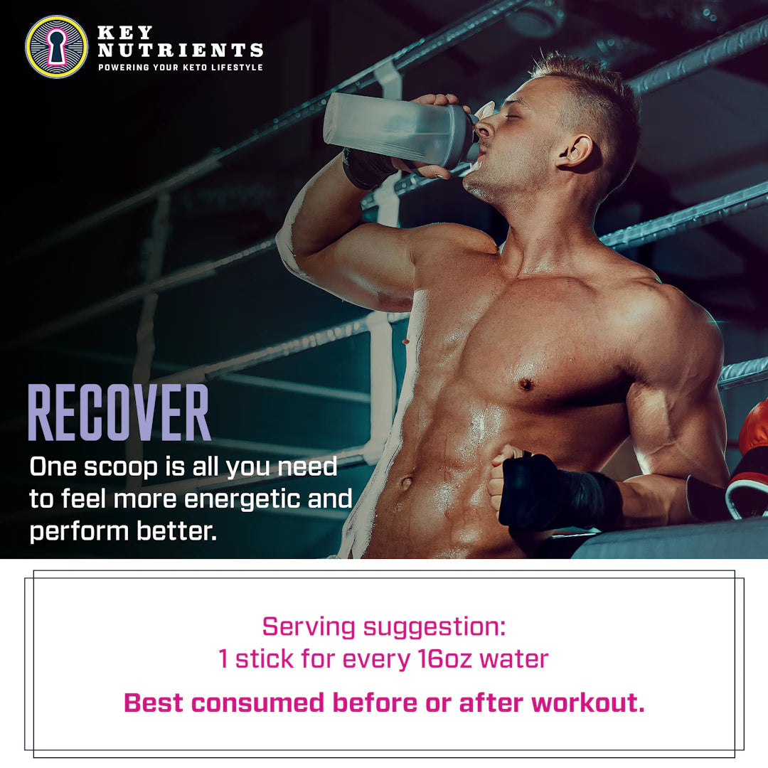 gym recovery w/ Electrolyte Recovery Plus Powder