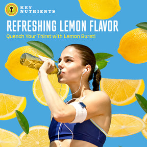 hydrating w/ lemon Electrolyte recovery plus powder