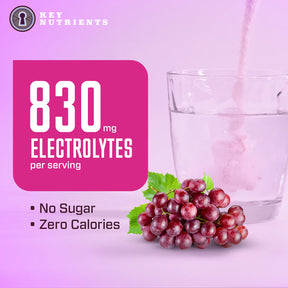 830 mg electrolytes per serving