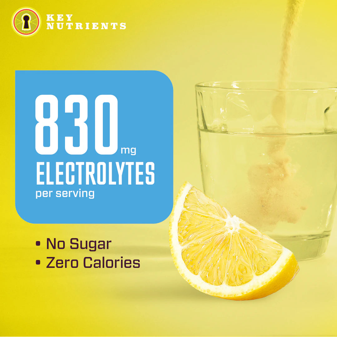 830 mg electrolytes per serving