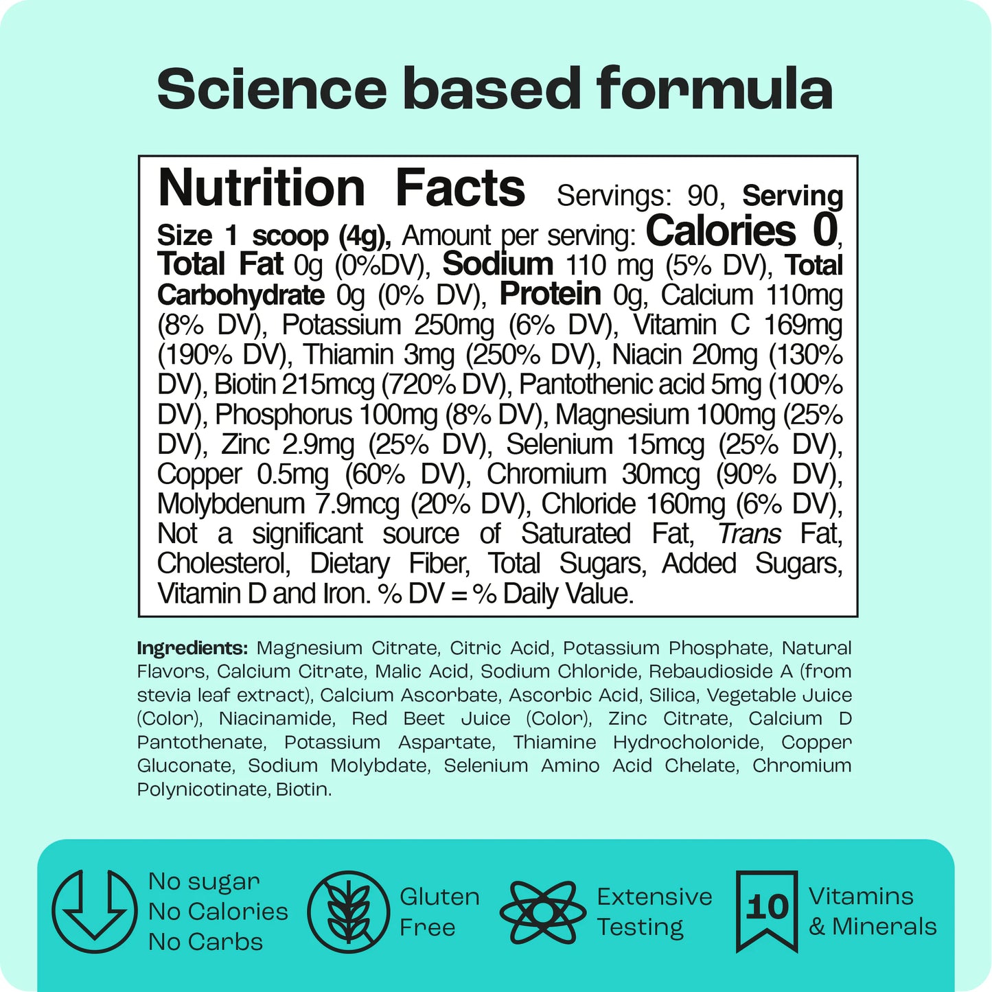 [Drafted for AMZ] Cherry Pom 20s: Science-based electrolyte powder, zero calories, no sugar included.