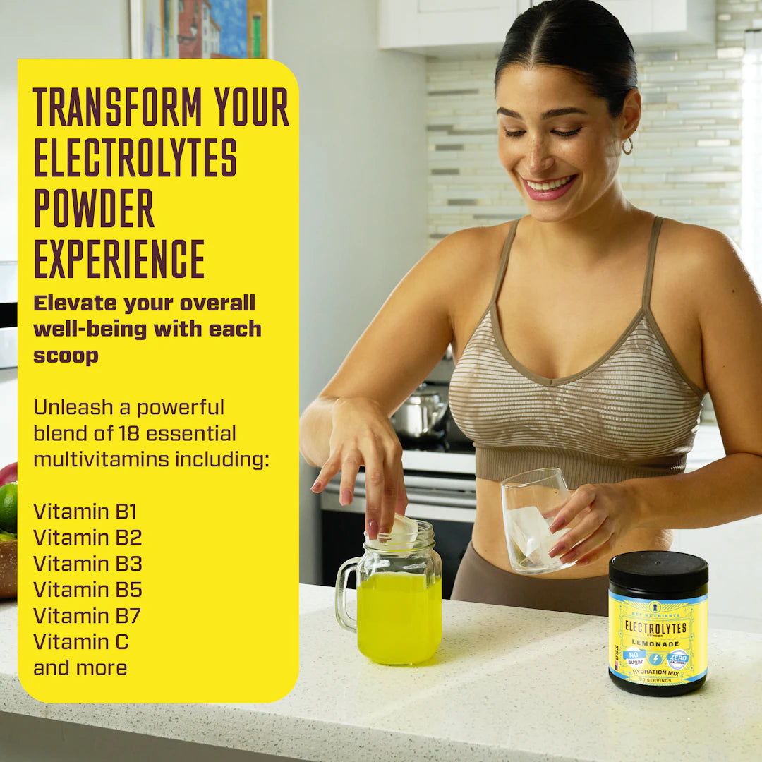 vitamin content of Electrolyte Recovery Plus Powder