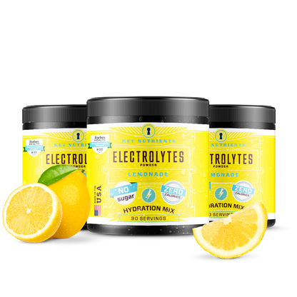 lemonade Electrolyte recovery plus powder jugs