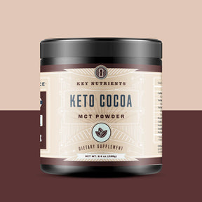 tub of Keto Cocoa, Keto Hot Chocolate