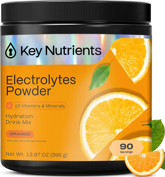 Orange - 90 servings Electrolyte Recovery Plus Powder (Sugar-Free)