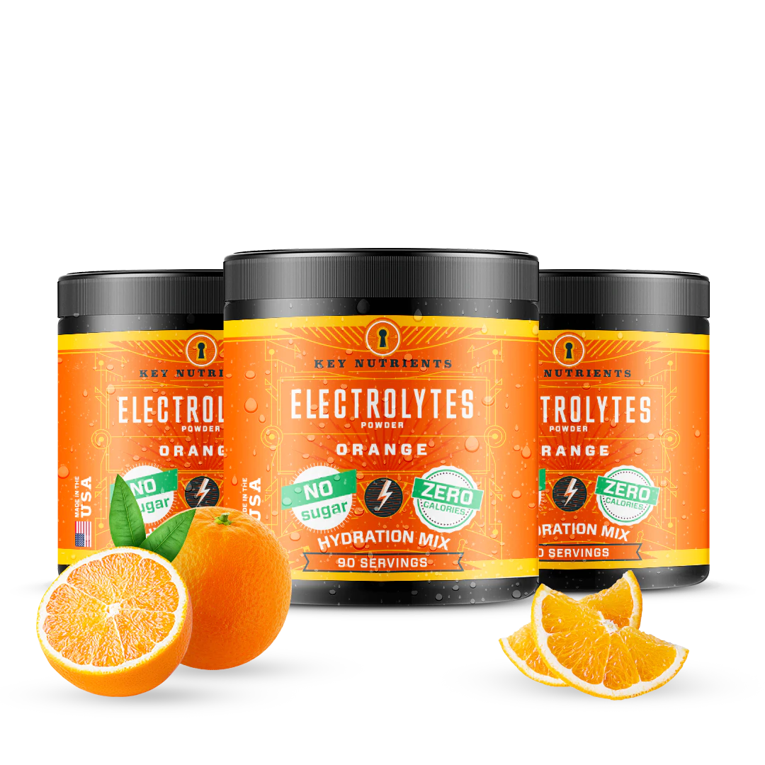 orange Electrolyte recovery plus powder tubs