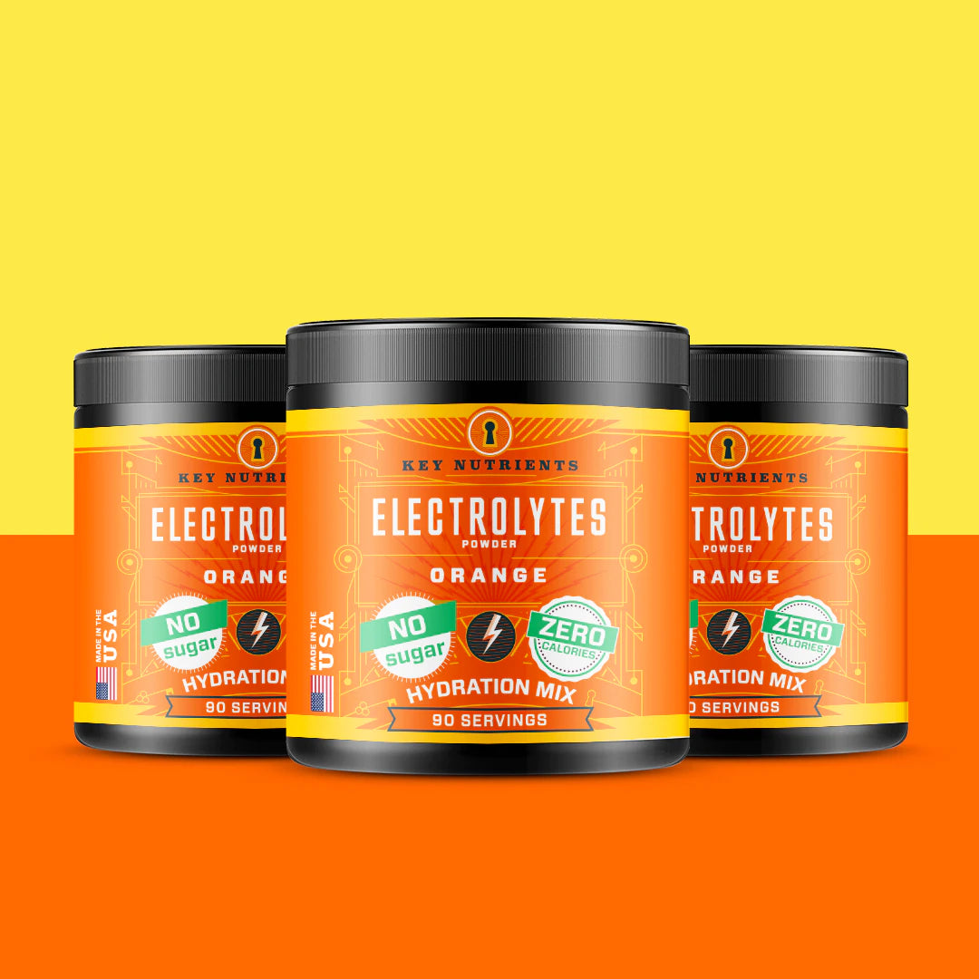 orange Electrolyte recovery plus powder tubs
