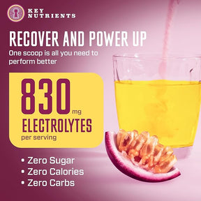 830 mg electrolytes Electrolyte Recovery Plus Powder