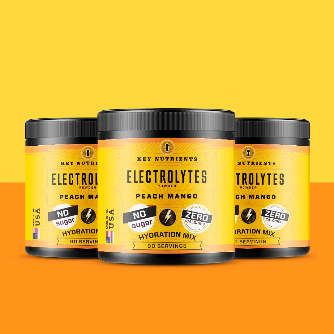 peach mango Electrolyte recovery plus powder jugs