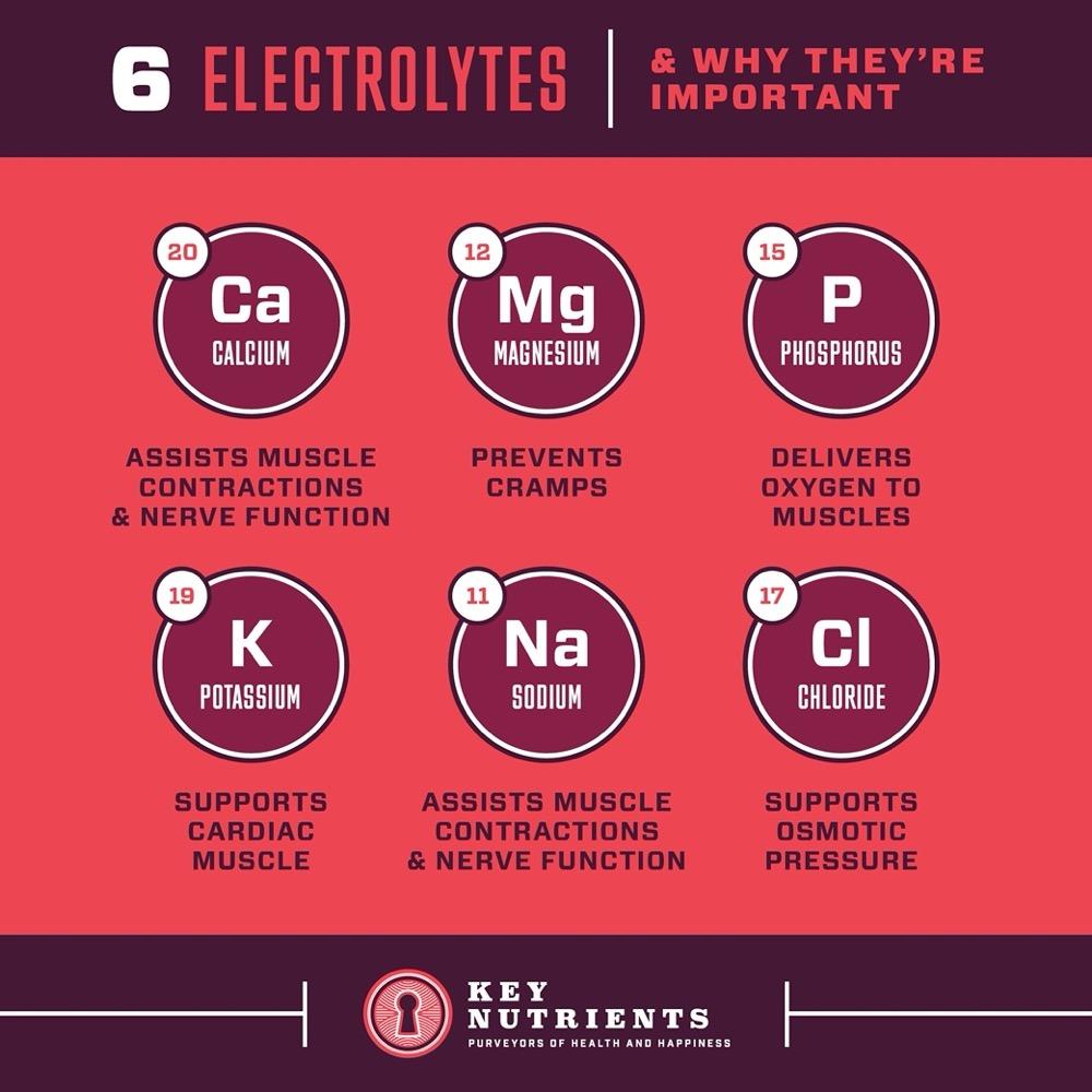 electrolyte contents of Electrolyte Recovery Plus Powder