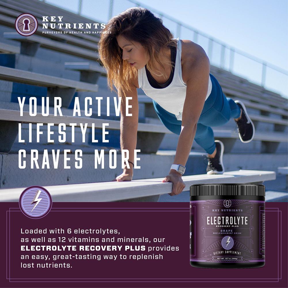 Staying active w/ Electrolyte Recovery Plus Powder
