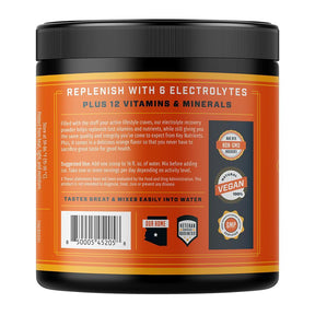 labels of Electrolyte Recovery Plus Powder