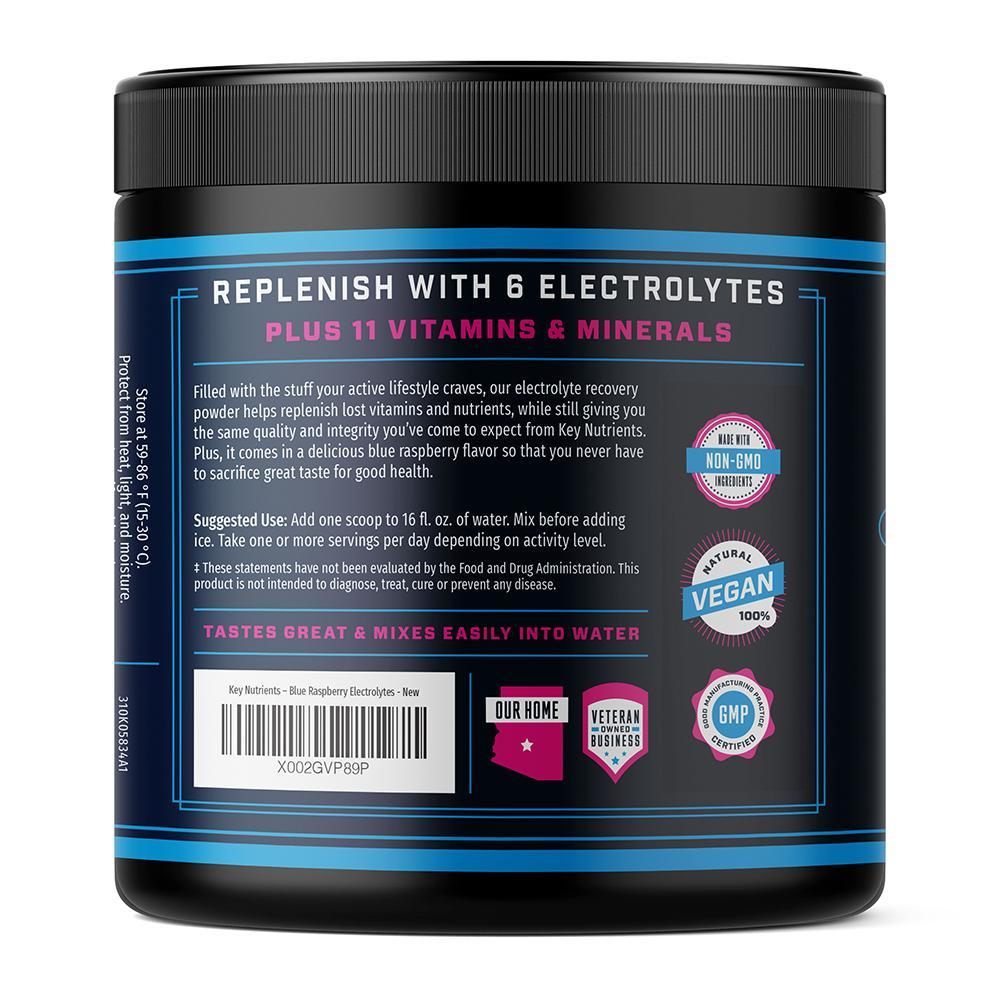 labels of Electrolyte Recovery Plus Powder