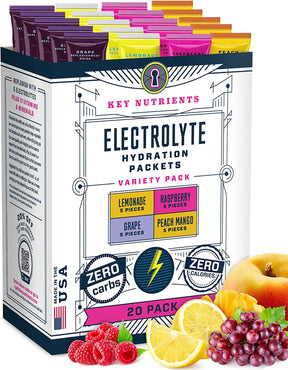 multiflavor Electrolyte Recovery Plus Powder Travel Packets