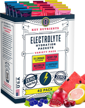 multiflavor Electrolyte Recovery Plus Powder Travel 40 Packets 